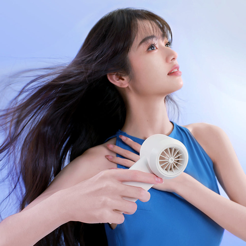 M57 100 Gears Stepless Adjustable Cold Compress Digital Display Handheld Fan M57 100 Gears Stepless Adjustable Cold Compress Digital Display Handheld Fan
